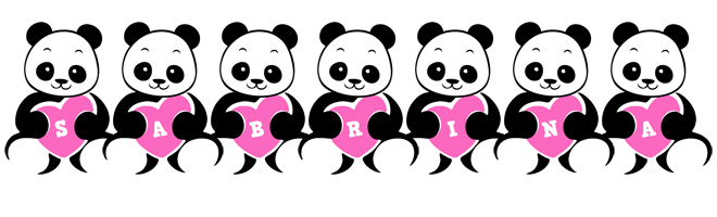 Sabrina love-panda logo