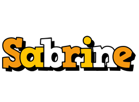 Sabrine cartoon logo
