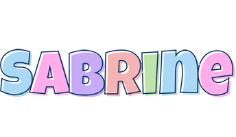 Sabrine pastel logo