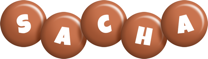 Sacha candy-brown logo