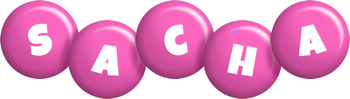 Sacha candy-pink logo