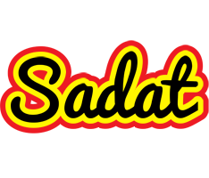 Sadat flaming logo