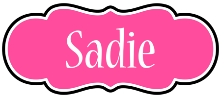 Sadie invitation logo