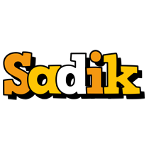 Sadik cartoon logo