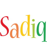 Sadiq birthday logo