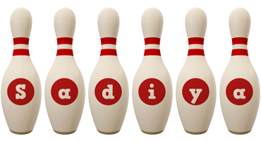 Sadiya bowling-pin logo