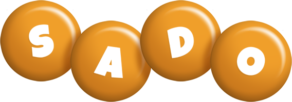Sado candy-orange logo