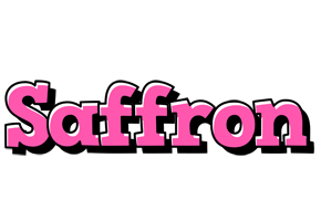 Saffron girlish logo