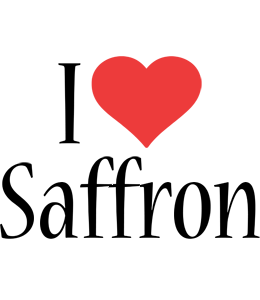 Saffron i-love logo