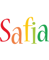 Safia birthday logo