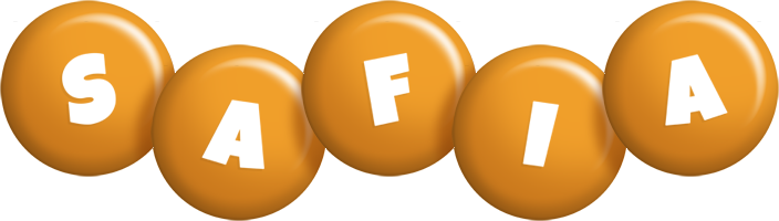 Safia candy-orange logo
