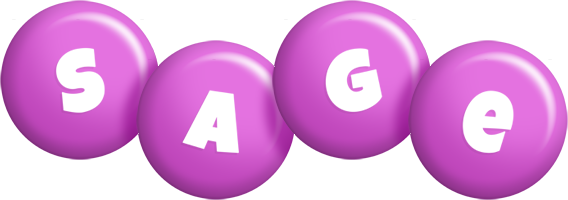 Sage candy-purple logo