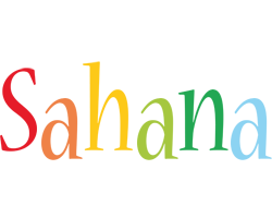 Sahana birthday logo