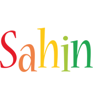 Sahin birthday logo