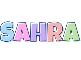 Sahra pastel logo