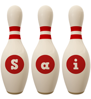 Sai bowling-pin logo