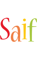 Saif birthday logo