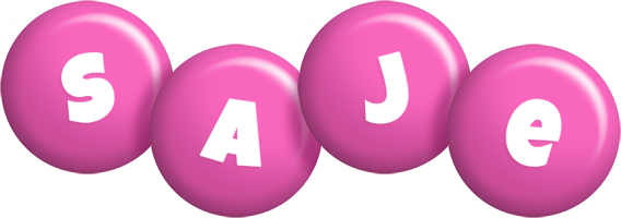 Saje candy-pink logo