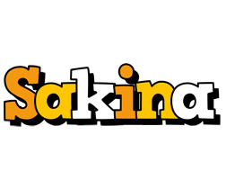 Sakina cartoon logo
