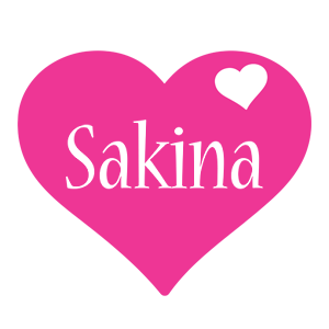 Sakina love-heart logo