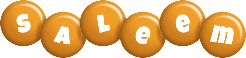 Saleem candy-orange logo