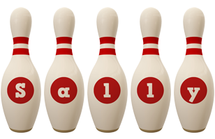 Sally bowling-pin logo