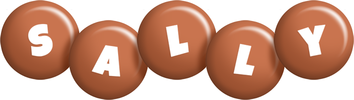 Sally candy-brown logo