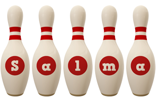 Salma bowling-pin logo