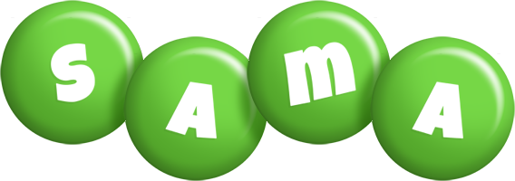 Sama candy-green logo