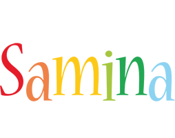 Samina birthday logo