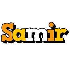 Samir cartoon logo