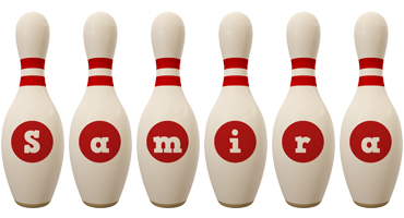 Samira bowling-pin logo
