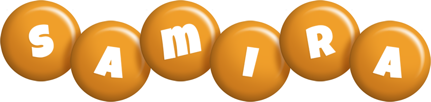 Samira candy-orange logo