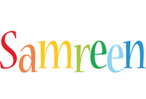 Samreen birthday logo