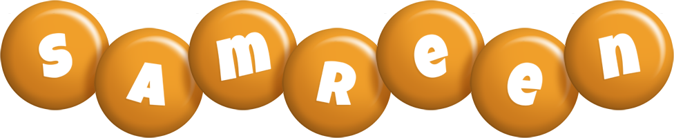 Samreen candy-orange logo
