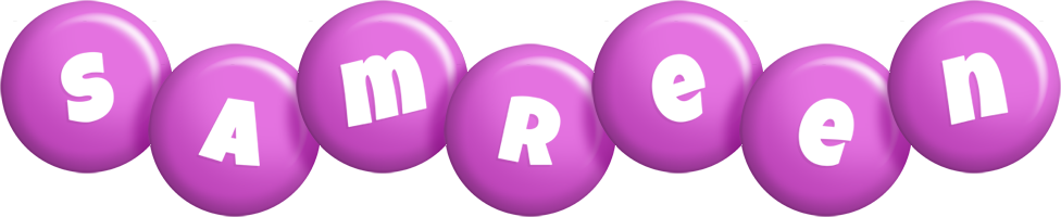 Samreen candy-purple logo