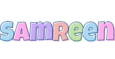 Samreen pastel logo