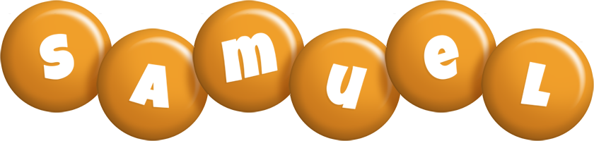 Samuel candy-orange logo