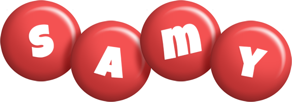 Samy candy-red logo