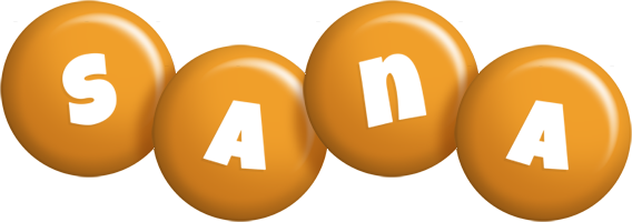 Sana candy-orange logo