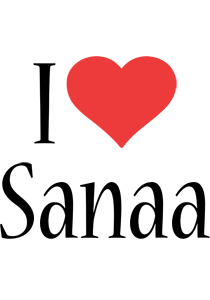 Sanaa i-love logo