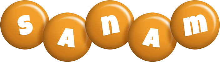 Sanam candy-orange logo