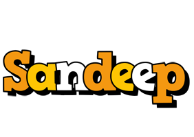 Sandeep cartoon logo