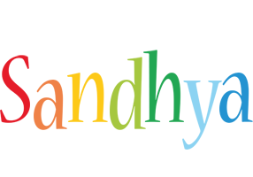 Sandhya birthday logo