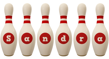 Sandra bowling-pin logo