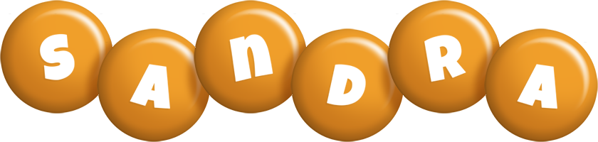 Sandra candy-orange logo