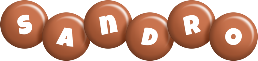Sandro candy-brown logo