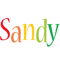 Sandy birthday logo