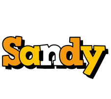 Sandy cartoon logo