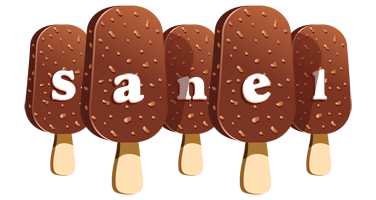 Sanel pinup logo